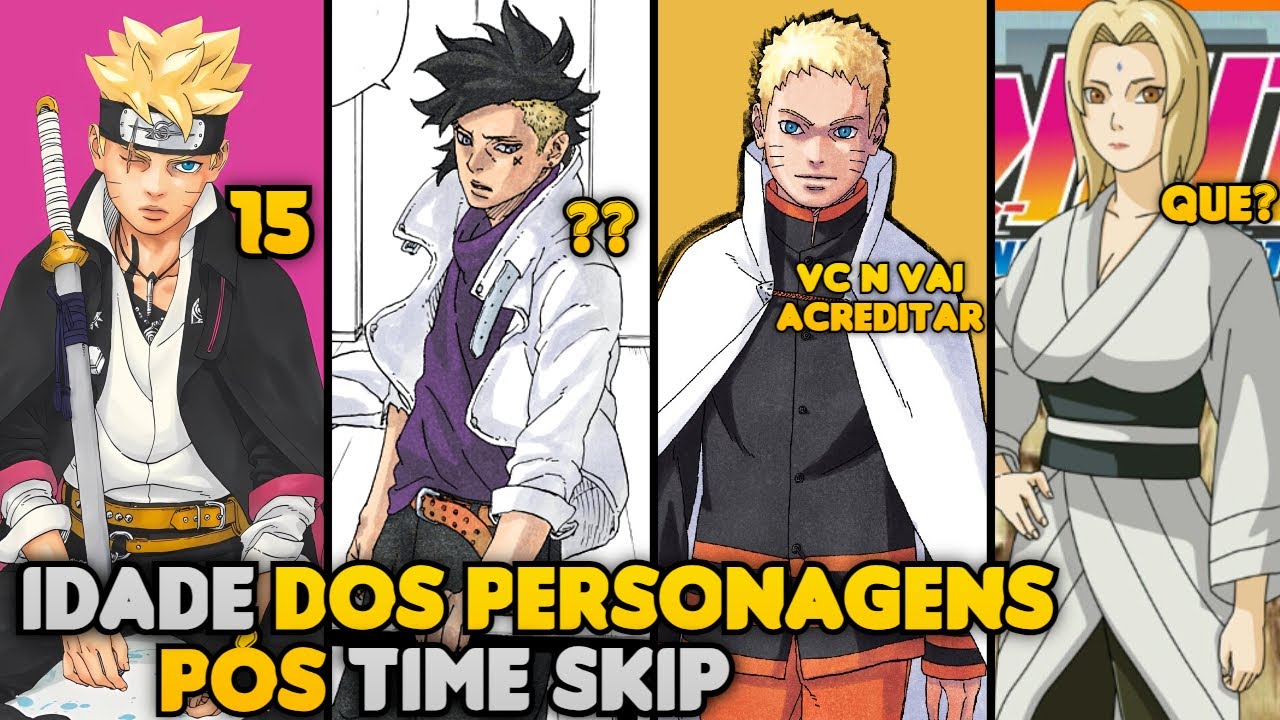 Veja a idade dos principais personagens de Boruto - Critical Hits