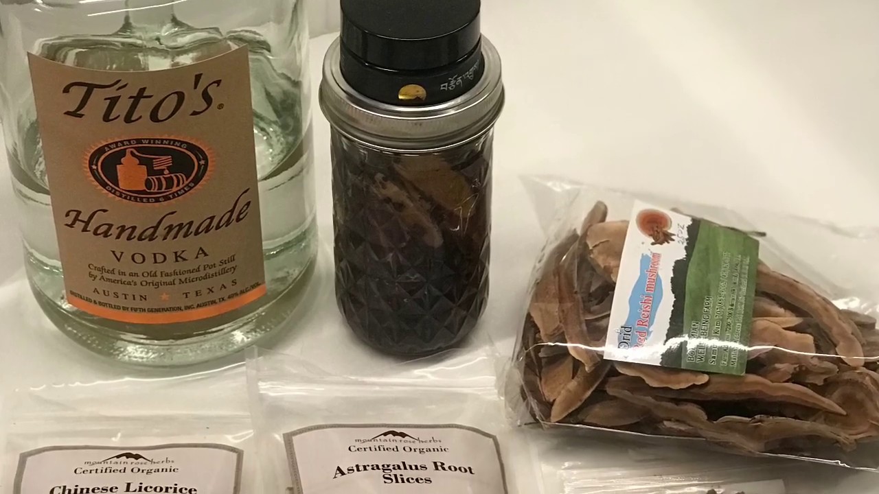 DIY Potent Adaptogenic Herb Tincture YouTube
