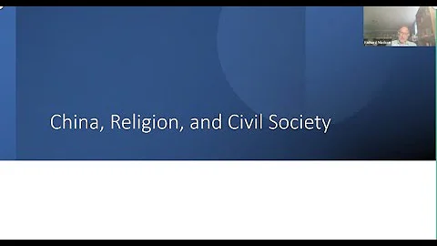 China, Religion, and Civil Society presented by Richard Madsen