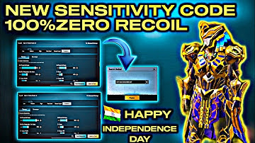 New Update 2.1!!🔥Best Sensitivity Code + Control Setting PUBG Mobile | BGMI AfterUpdate 2.1