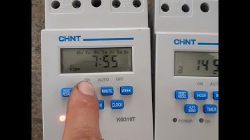 Hướng dẫn mở khóa màn hình đồng hồ thời gian KG316T- CHINT