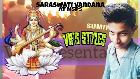 Saraswati bandana at New Standard Public School , Tripula by VK