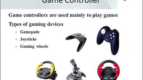 Lecture 12. Input Devices(PPT)