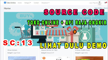 Source Code Toko Online + Api Raja Ongkir Codeigniter 3