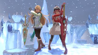 Pyra & Mythra Gear Up For The Winter Smash Ultimate Mods