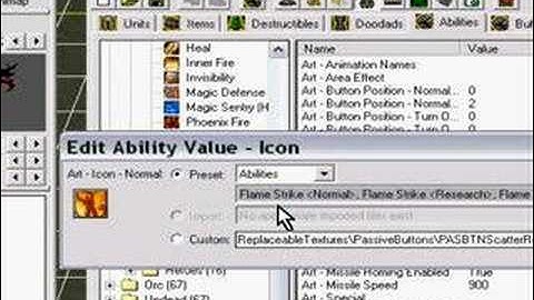 Warcraft world editor make hero and make spells(toturial)