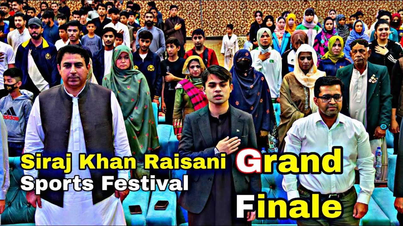 Waheed Raisani Shaheed Siraj Khan Raisani Sports Festival Grand Finale in Quetta ...