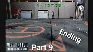 Resident evil Director's cut. [Jill] Part 9 - Tyrant(T-002 Model) boss fight(2nd Encounter) & Ending