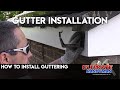 How to install guttering