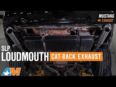 1999-2004 Mustang GT, Mach 1 SLP Loudmouth Cat-Back Exhaust Sound Clip & Install