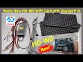 How to use huidu w0 new wifi card with qiangli p10 single color module