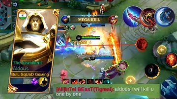 NEW ALDOUS ONE HIT BUILD 2022 -MLBB @ALJUICETV @MemphyML