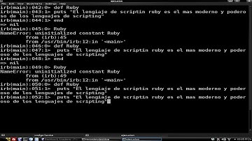 6 Programacion orientada a objetos Metodos en ruby y strings