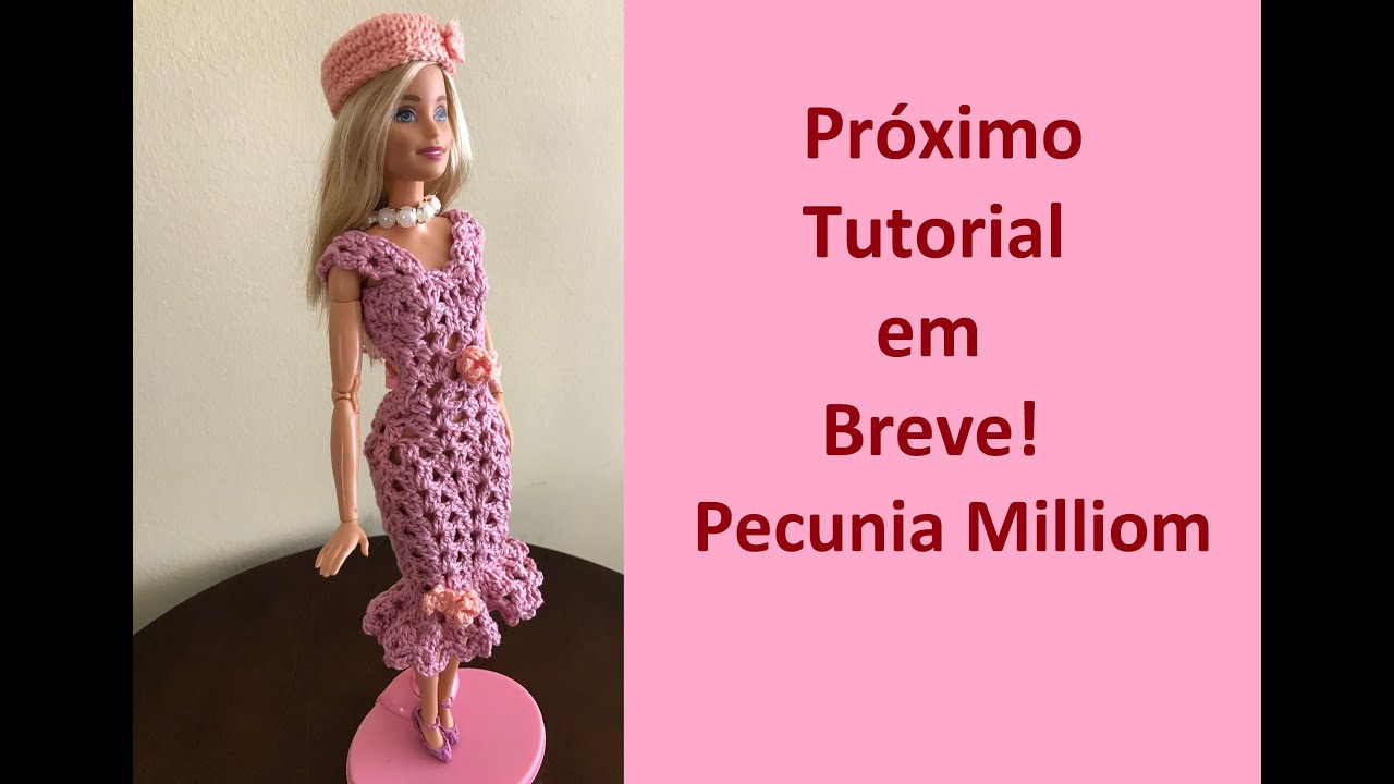 miniaturabarbieartesanatoemaispecuniamilliomcroche: Como Fazer Vestido de  Grávida Para Barbie Com Pecunia MillioM