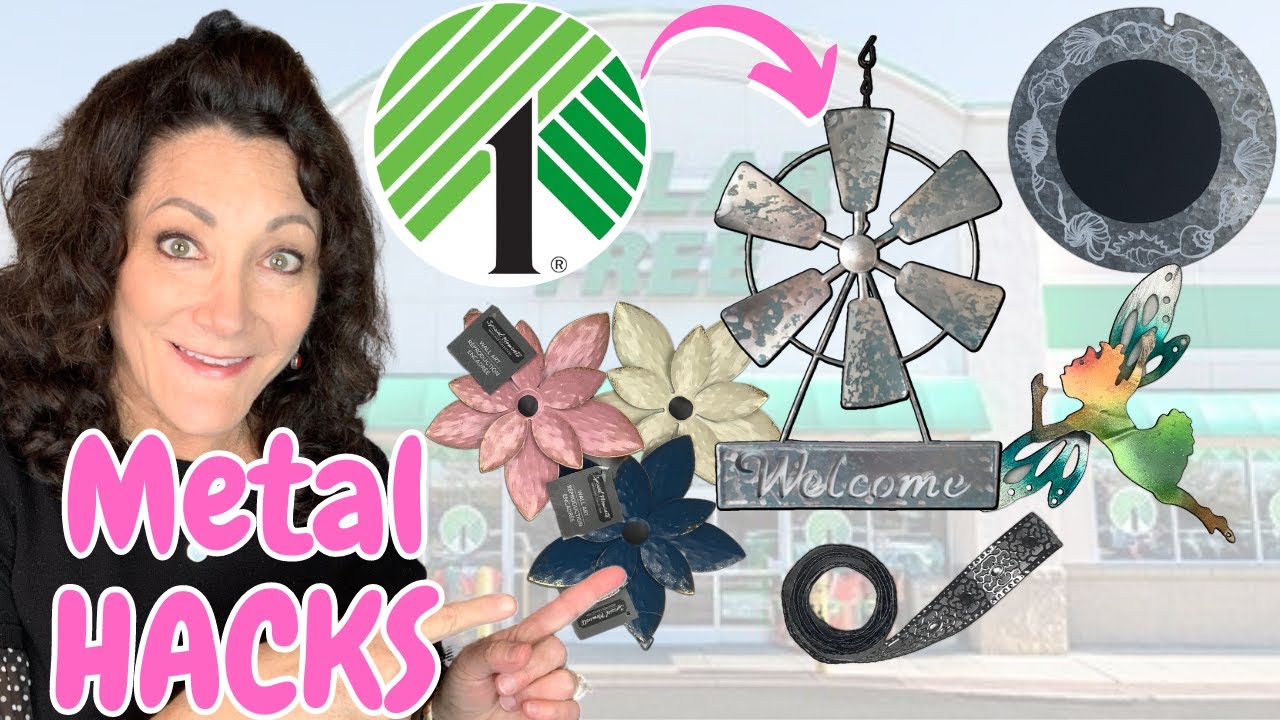 QUICK & EASY DIYS Using Dollar Tree Metal Decor YouTube