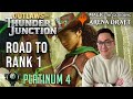 Saddle up its time for outlaws of thunder junction draft  platinum 4  road to rank 1 mtg arena