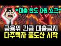 "대출 한도 0원" 금융위 긴급 발표에... 다주택자들 단체 파산 직면하다!