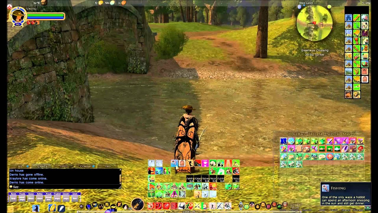 LotRO Fishing Intro YouTube
