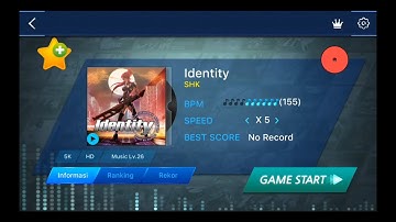 O2Jam - Music & Game (Gameplay) - Identity - SHK - 5 key, Hard, X5