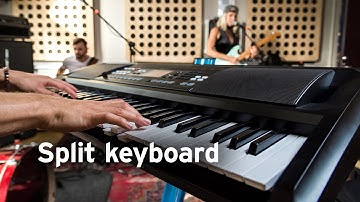 Korg EK-50 Features - Split keyboard