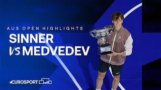 Jannik Sinner v Daniil Medvedev | Final | Australian Open 2024 Highlights 🇦🇺