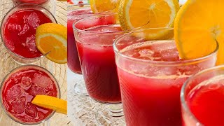 طريقة عمل عصير البرتقال بالجزر والبنجر | العزومة مع الشيف فاطمة أبو حاتي