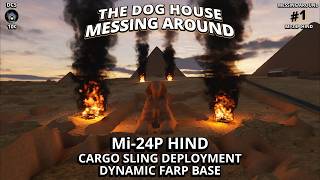 DCS: Mi-24P Hind Cargo Sling Deployment Dynamic Farp Base