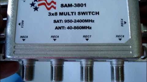 3x8 multiswitch