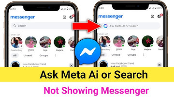Vraag Meta Al of zoekoptie wordt niet weergegeven in Messenger || Herstel Messenger Meta Ai wordt...