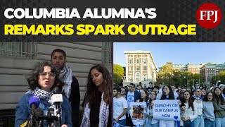 Ex-Columbia Student Yells 'You Are a Rapist' at Palestinian Students