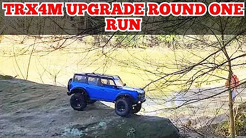 Traxxas Trx4m Upgraded Chassis and low range gears test