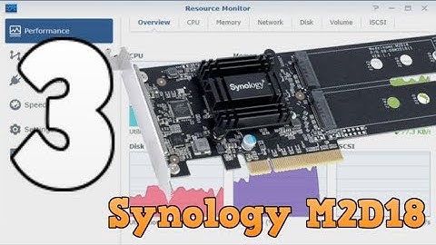 Synology M2D18 Performance Test 3 - HDD Volume WITHOUT SSD Cache