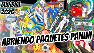 ¡TUVIMOS SUETRE! 🙌🏼🏆😲 Abriendo paquetes Panini "Adrenalyn" del mundial 2026