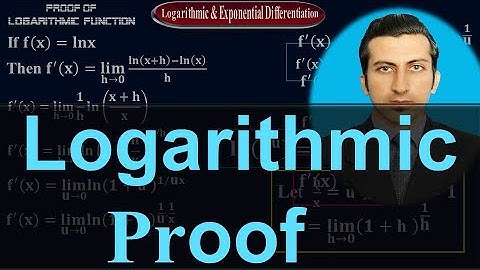 Mathematical Proof of a Logarithmic Function by applying limit - #Calculus by #Moein