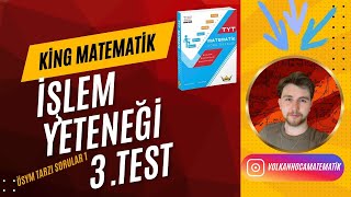 İşlem Yeteneği̇ Ösym Tarzi Sorular 1