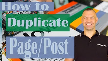 Duplicate WordPress Posts and Pages