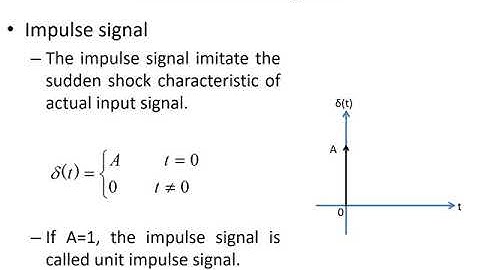 Time domain analysis