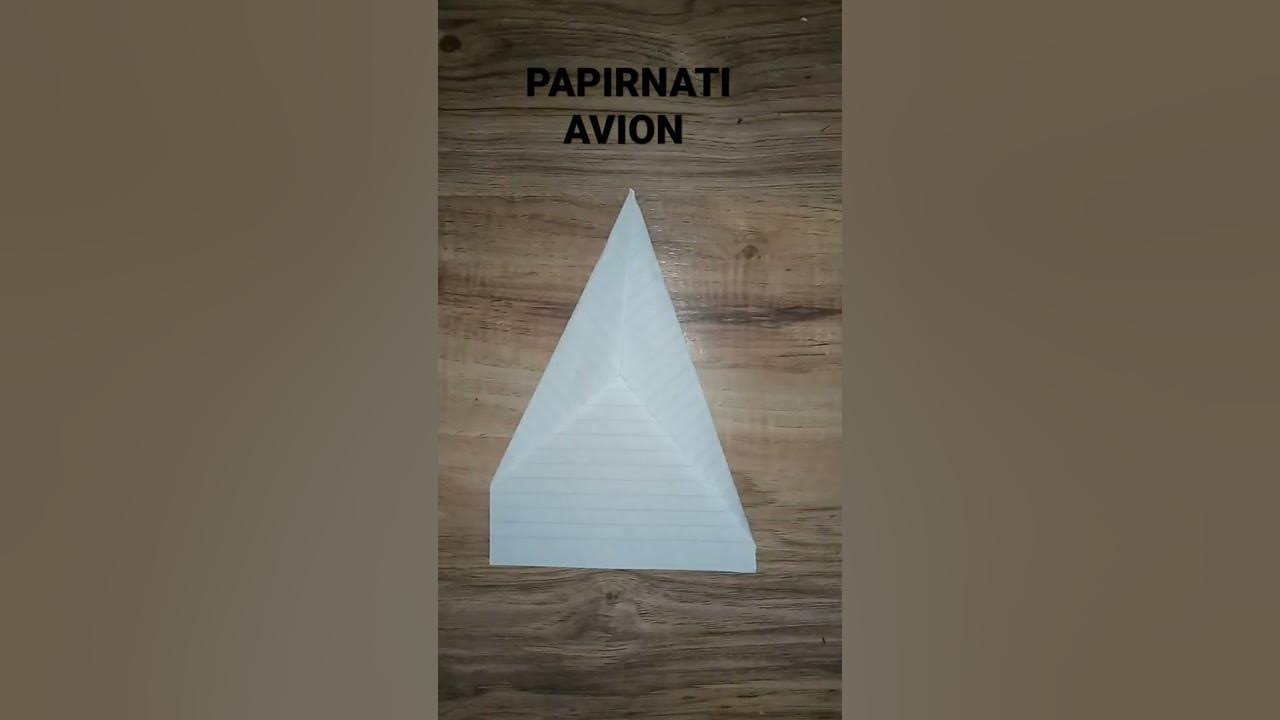Papirnati avion *AVION* - YouTube