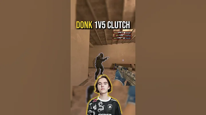 DONK 1V5 CLUTCH | TOP 1 EU FACEIT ... #cs2 #csgo #counterstrike #cs2clips #donk #faceit