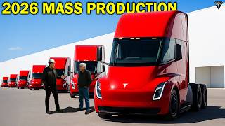 Tesla Semi 2026 Is King Of Heavy Truck! Elon Musk Leaked New Update Version, Massive Volume Ready!