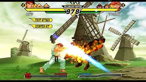 Capcom vs SNK 2 - kibamikibamu (Zangief) vs Ytterbium 70 (Terry/Sakura/Bison) ROLLBACK NETCODE