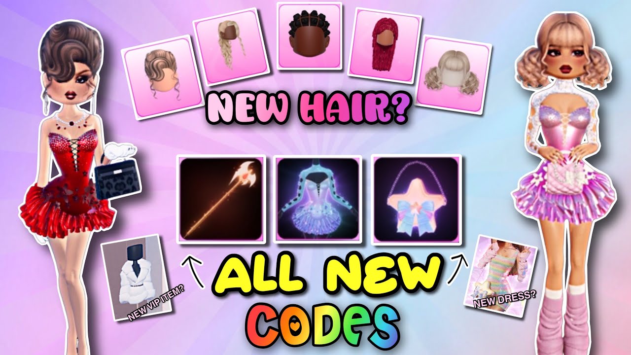 ALL NEW CODES AND HAIRSTYLES ! | DRESS TO IMPRESS 💖 - YouTube