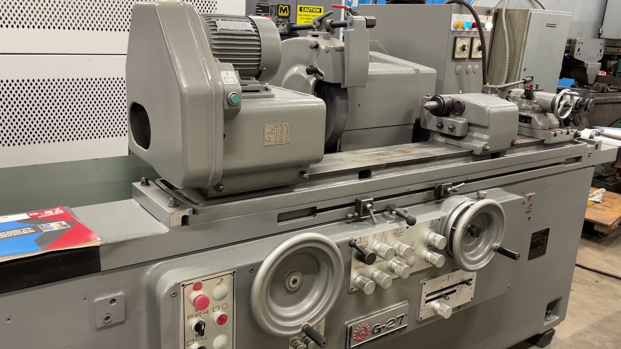 Shigiya Seiki 10.6 x 39 G-27 Grinder - YouTube
