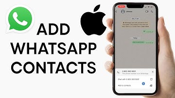 How to Add Contacts on WhatsApp iPhone