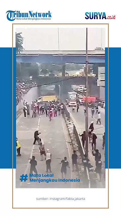 Jakarta Ulang Tahun ke-497 Diwarnai dengan Pecahnya Aksi Tawuran di Pasar Gembrong!