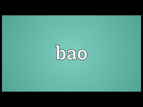 Video: Apa arti dari Bao?