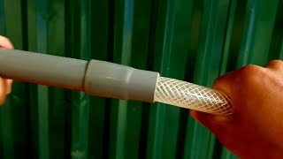 I Found The Best And Best Way To Connect PVC Water Pipes To Soft Pressure Hoses #pvc #diy