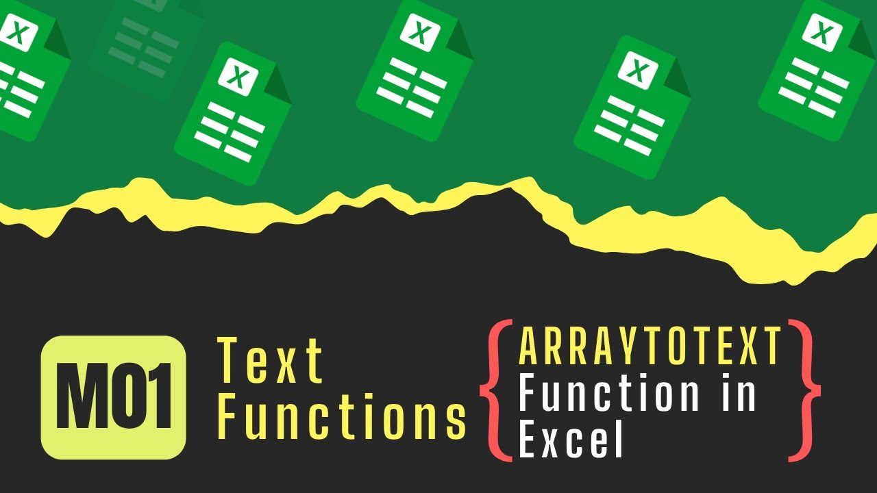 ARRAYTOTEXT Function in Excel😲Convert Data Ranges into Text Instantly ...