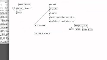 VA3460 Embodied Interaction - Puredata lesson013 ReactiVision Marker