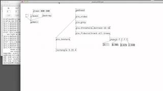 VA3460 Embodied Interaction - Puredata lesson013 ReactiVision Marker